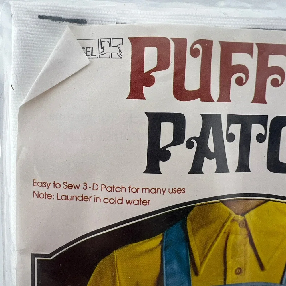 Vintage‎ Puffet Patch Flower Faces 791 Sealed Craft Kit Carousel Crafts
